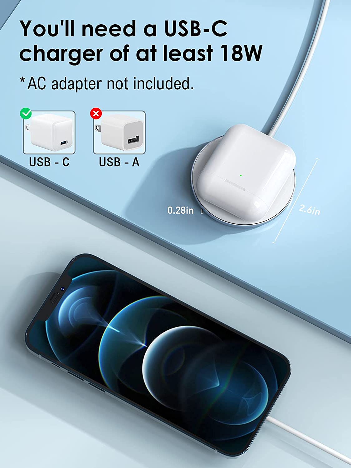 MagSafe Silver Wireless Charger